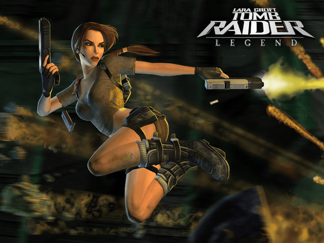 Tomb Raider: Legend title screen for Xbox